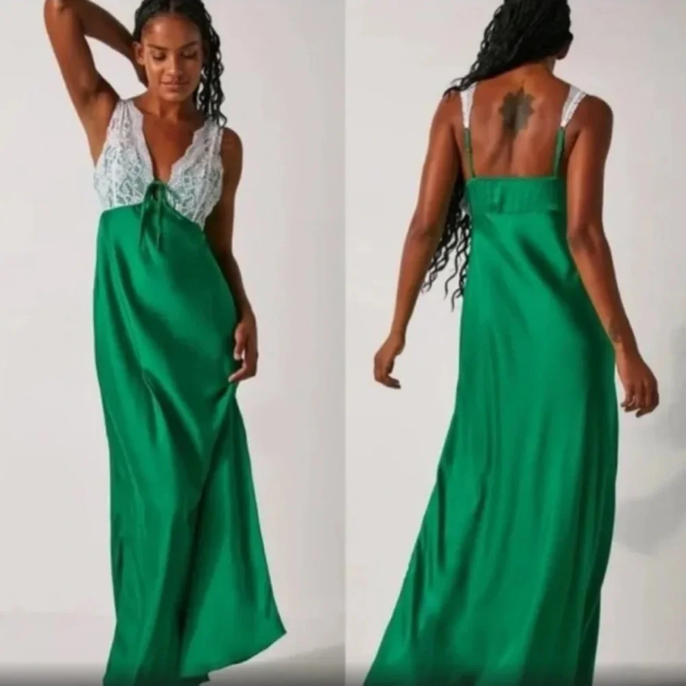 NWOT Free People Countryside Maxi Slip - Picture 2 of 4
